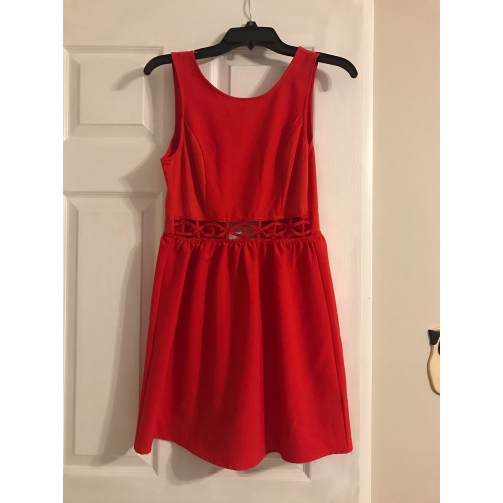 Red H&M dress